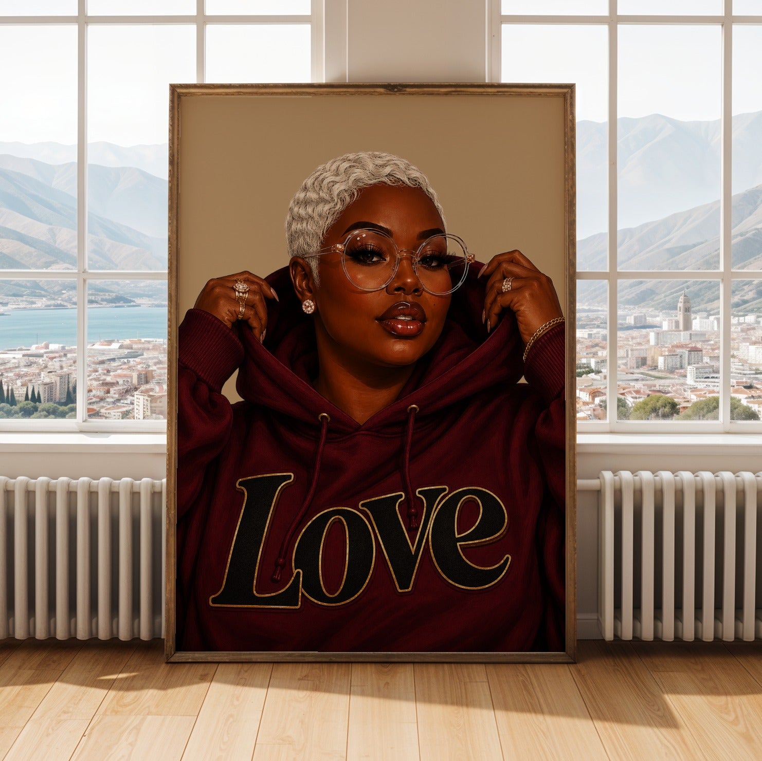 Black Girl Wall Art Print Soluna Soul