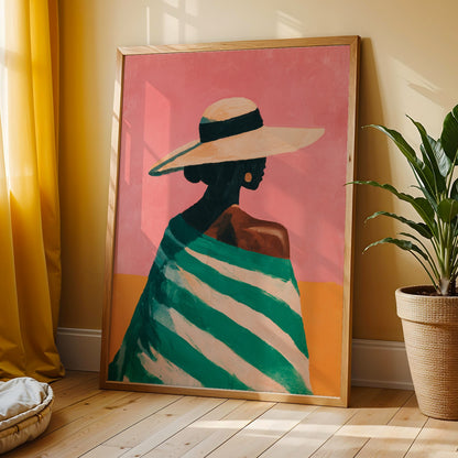 Black Woman Wall Art Print 230 Soluna Soul