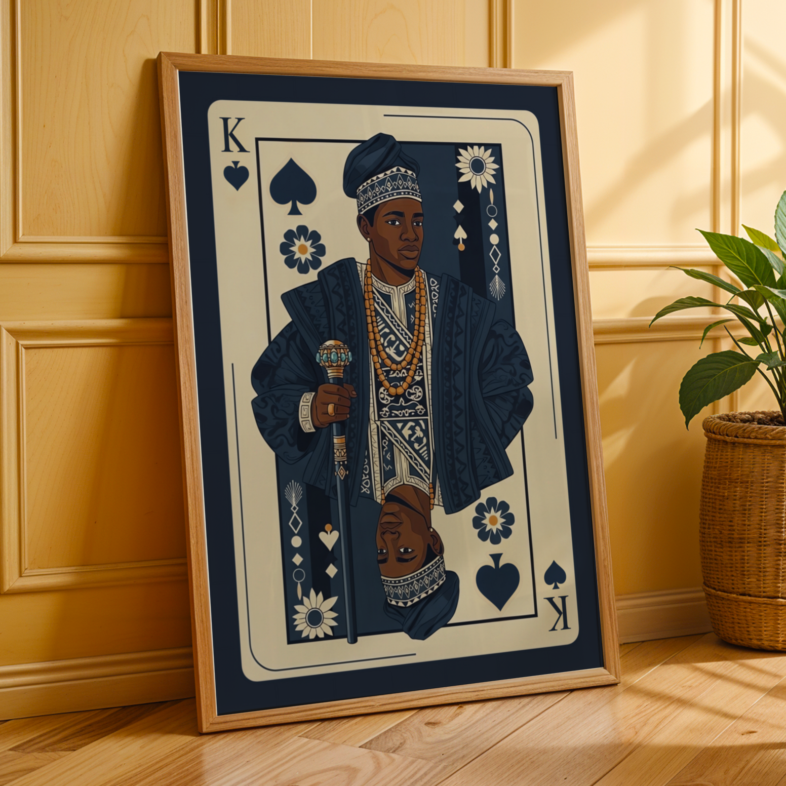 King Of Spades Wall Art Print Soluna Soul