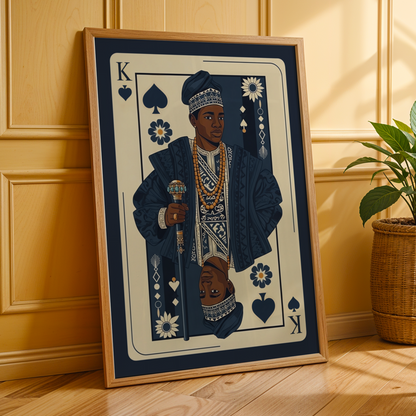King Of Spades Wall Art Print Soluna Soul