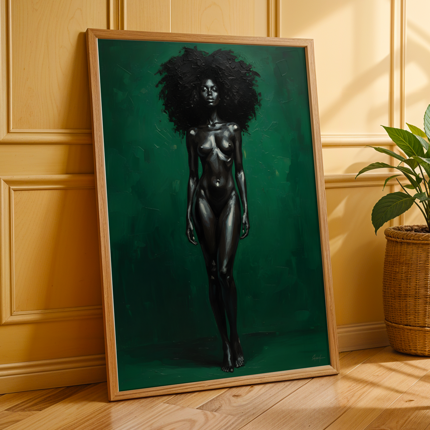 Abstract Goddess Wall Art Print 204 Soluna Soul