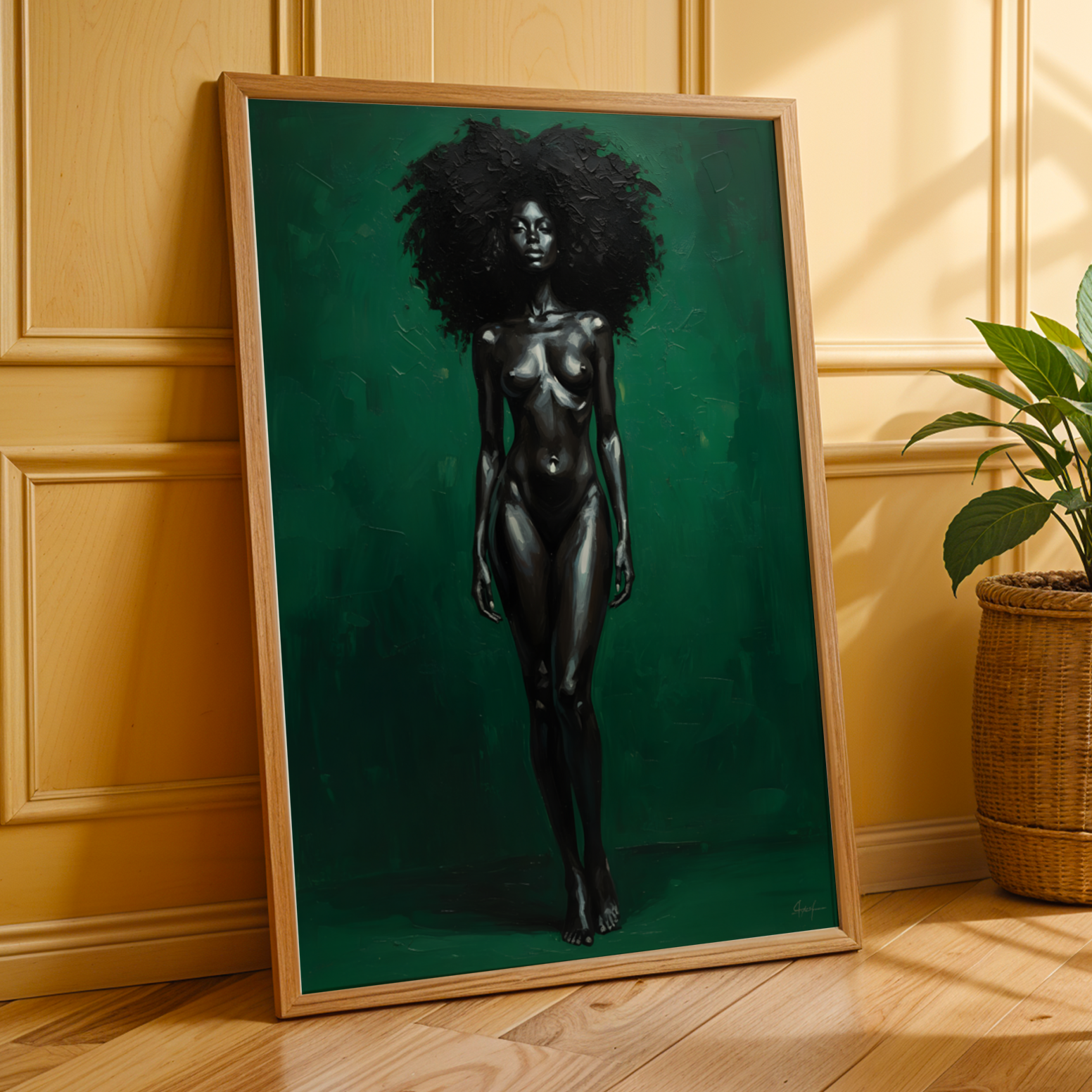 Abstract Goddess Wall Art Print 204 Soluna Soul