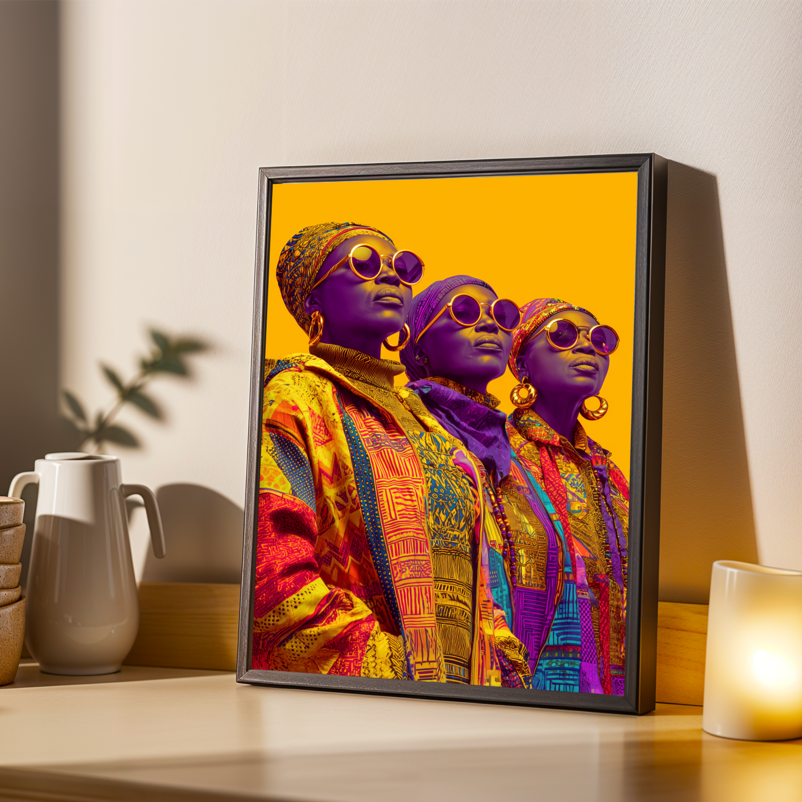 African Beauty Wall Art Print Soluna Soul