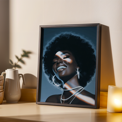 Radiant Smile Wall Art Print Soluna Soul