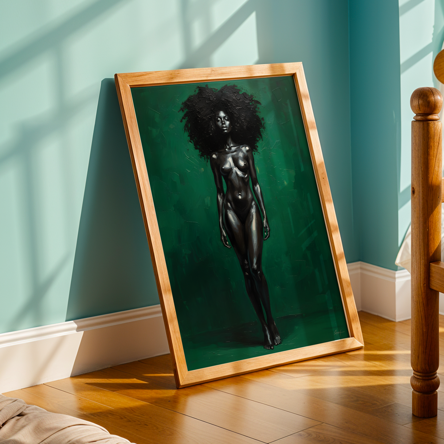 Abstract Goddess Wall Art Print 204 Soluna Soul